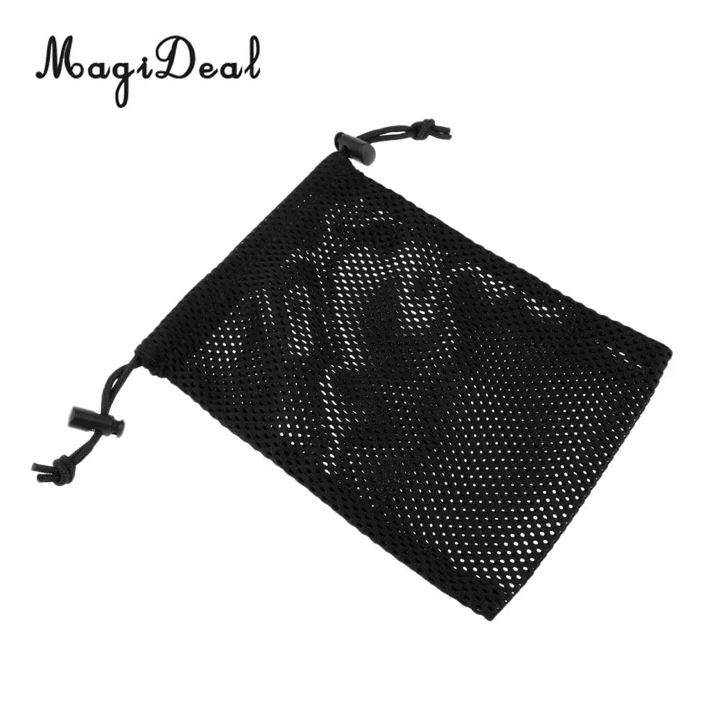 Compact Durable Scuba Diving Freediving Snorkeling Diver SMB Signal Tube Storage Gear Mesh Bag & Drawstring Closure