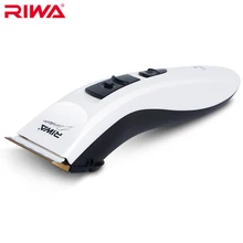 Riwa Аккумуляторный электрическая машинка для стрижки машина для мужчин и детей Профессиональная Беспроводная Машинка для стрижки волос электрический триммер для волос RE-740A