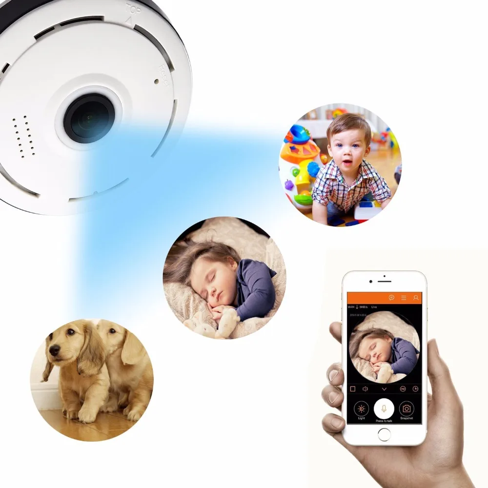 Беспроводная IP камера Kruiqi 960P с облачным хранилищем умная домашняя