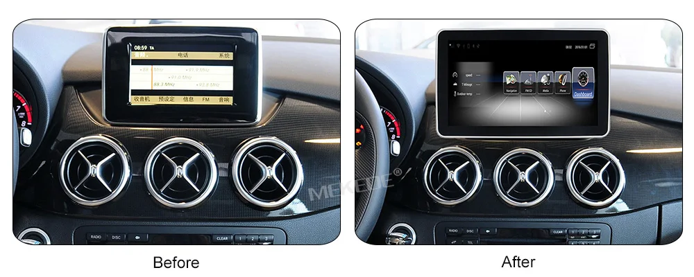 Top Mekede 9" android 7 car dvd player gps navigation for Mercedes Benz B Class W245 2011 2012 with 4G LTE wifi BT 3GB RAM 32GB ROM 7