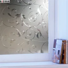 Fenster film matt 45×100 cm 3D blume glas aufkleber auf fenster dekorative wohnkultur schutzfolie Hsxuan marke 450829