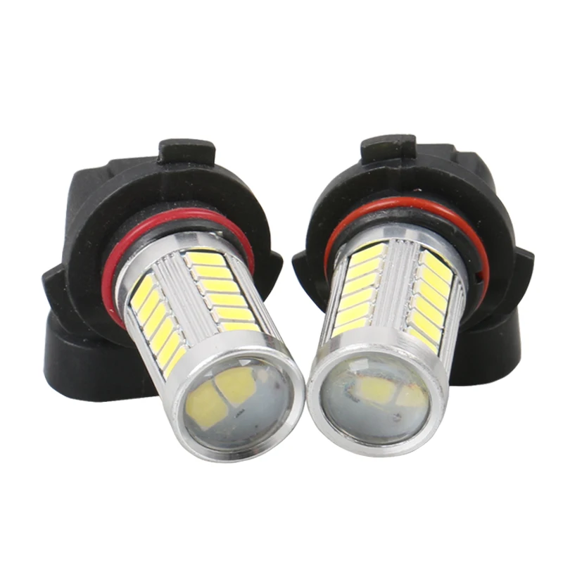 2xcar 9006 HB4 светодиодный 9005 HB3 H4 H7 H11 H8 5630 33SMD светодиодный противотуманный фонарь для бега светильник лампы поворота туман тормозные лампы Белый DC12V