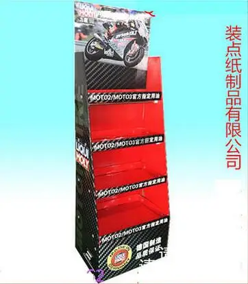cardboard paper material exhibition hook display stand