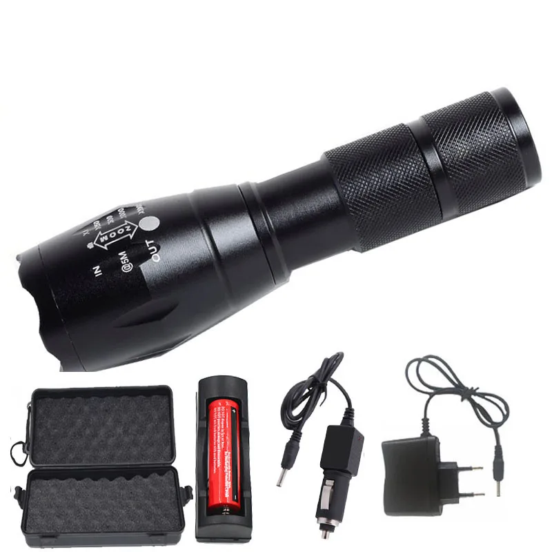  Litwod Z20 led flashlight XML Q5 daylight lamp Yellow warm light bicycle torch waterproof zoom led  - 32963914296