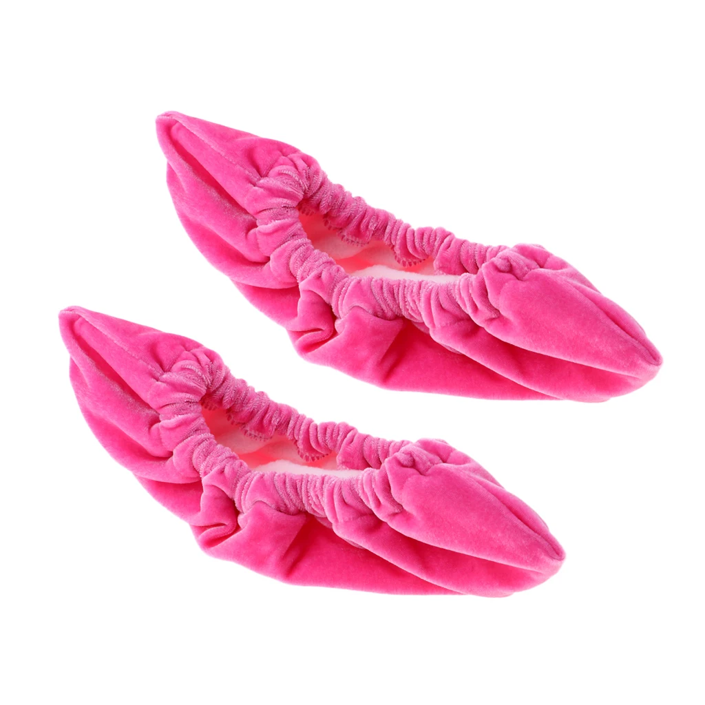 1 Pair Soft Terry Cloth Ice Hockey Blade Cover Skate Blade Guards For Ice Skates hockey Extreme Walking Soaker Skate Soakers