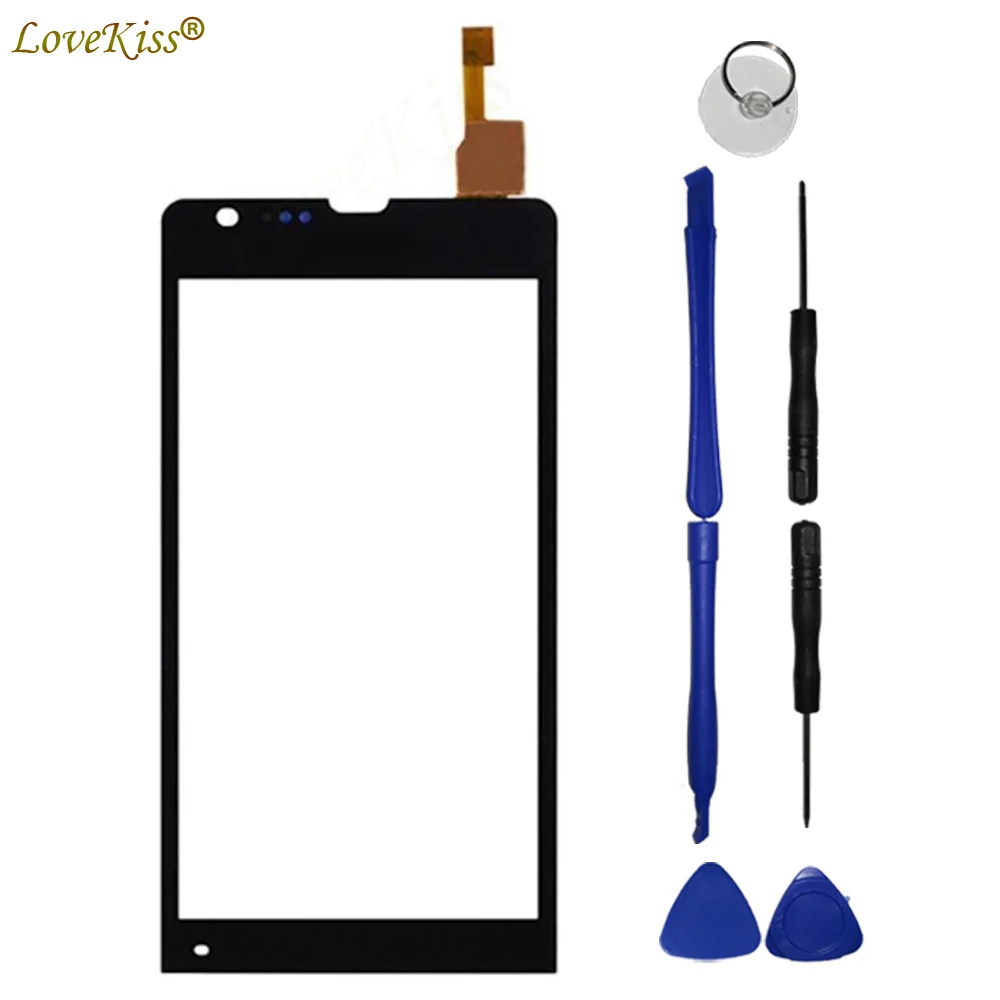 Передняя Сенсорная панель M35h для Sony Xperia SP M35 M35i C5302 C5303 сенсорный экран ЖК дисплей