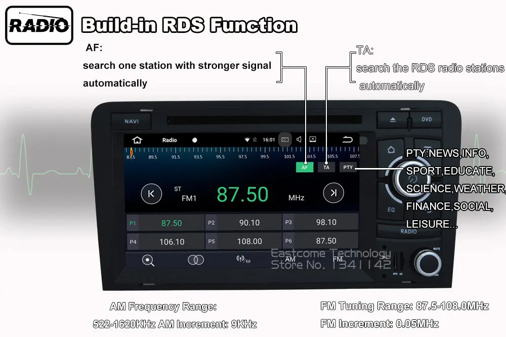 Flash Deal Octa Core 8 Core Android 6.0 Car DVD For AUDI A3 AUDI A3 S3 2003 2004 2005 206 2007 2008 2009 2010 2011 With Rear View Camera 15 Flash Deal Octa Core 8 Core Android 6.0 Car DVD For AUDI A3 AUDI A3 S3 2003 2004 2005 206 2007 2008 2009 2010 2011 With Rear View Camera 15