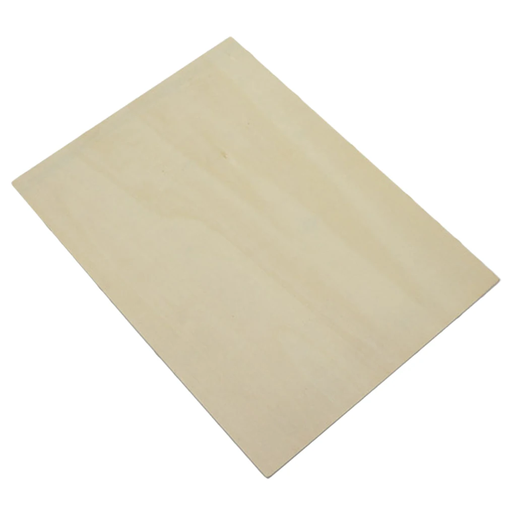 Rectangle Unfinished Wood Plaque Modelling DIY For Crafts Painting Supplies