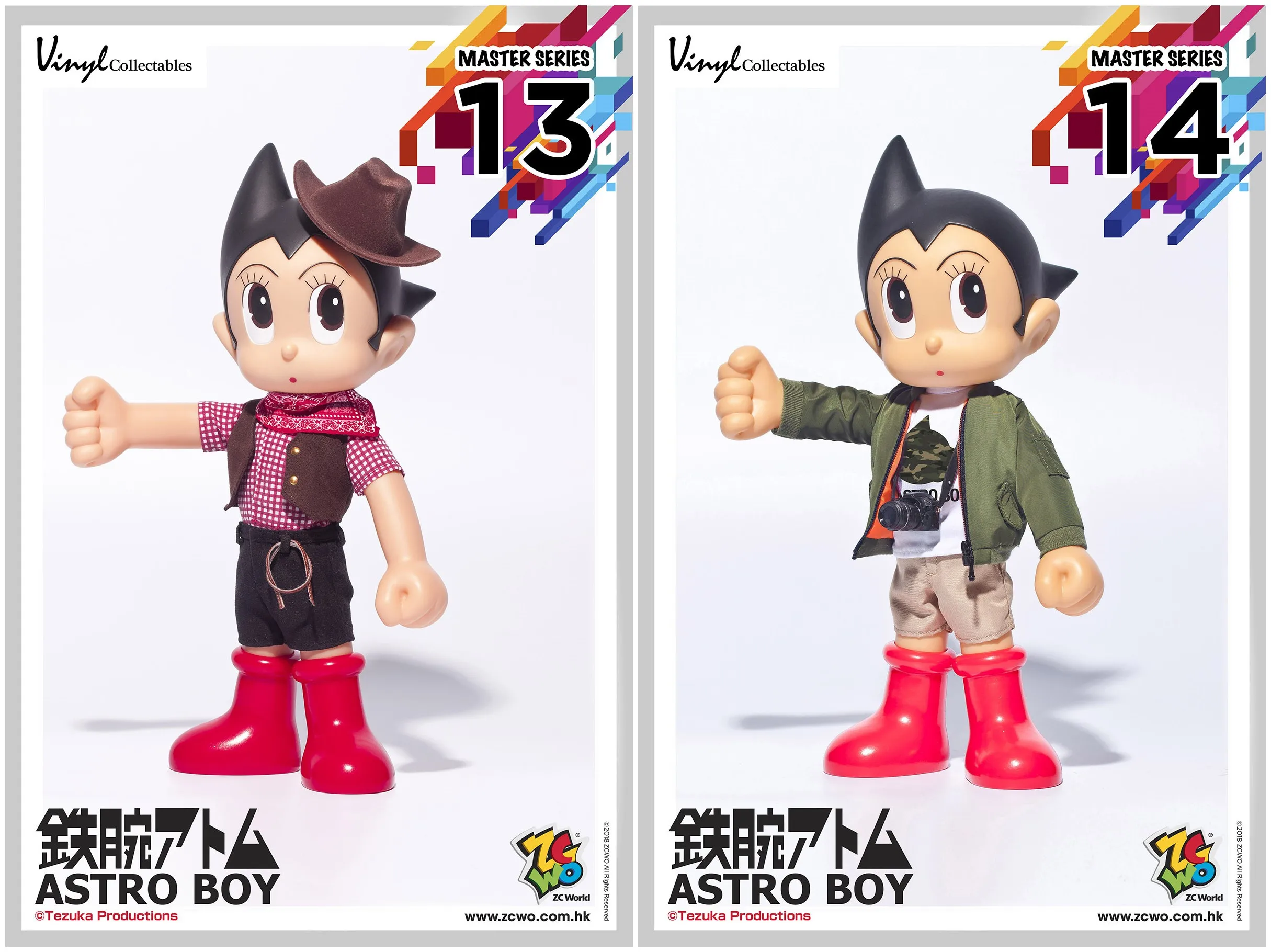 Коллекционная виниловая Статуэтка ZCWO Master Series № 13/№ 14 AstroBoy 30 см|Игровые фигурки и