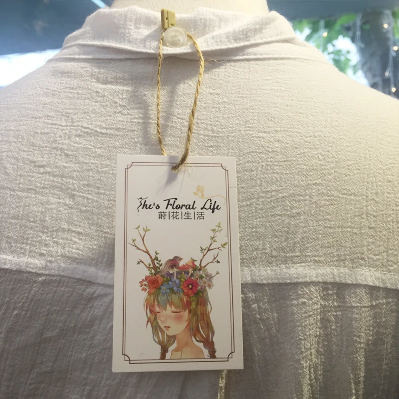 

custom shape tag design hang tag printing Custom gold foil hang tags kids labels clothes printed personal logo for clothing