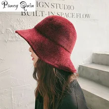 Осенне-зимняя пляжная шляпа от солнца, модная кепка с козырьком, повседневные одноцветные женские меховые модные кепки