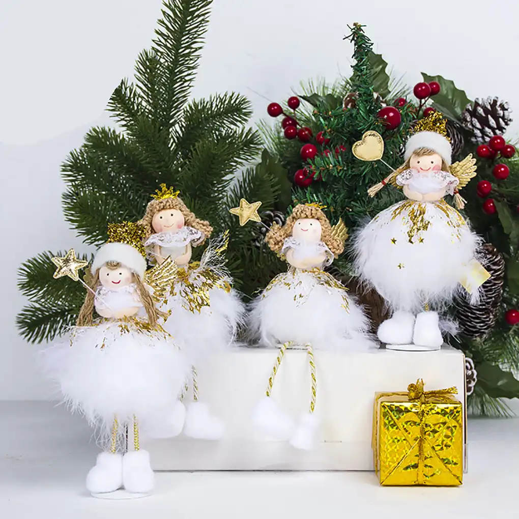 Adorable Angel Styles Doll Toys Christmas Festival Home Table