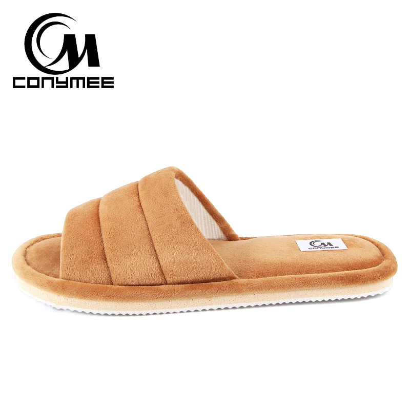Lovers Slippers MenS Home Anti Slip Cotton Slippers Aemember Winter Slippers Warm Soles Winter In Women,Hint: The Size Is Small,Black Man