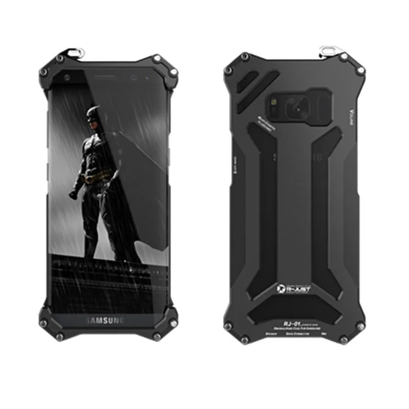 GUNDAM Shockproof Metal Case for Samsung Galaxy S8 Armor Hard Cover Original R-just Luxury Phone SAMSUNG |