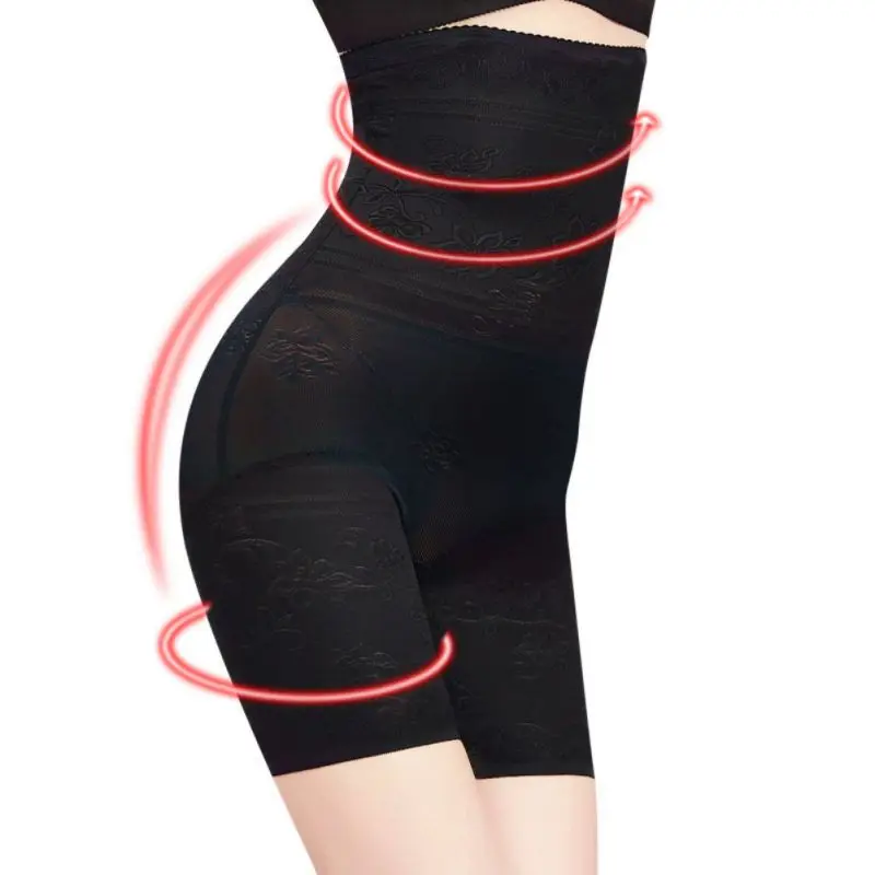 GI-09805, Extra Firm Control Hi-waist Girdle, Black, SATAMI Shapewear,  高腰包腿高壓束腹褲, 黑