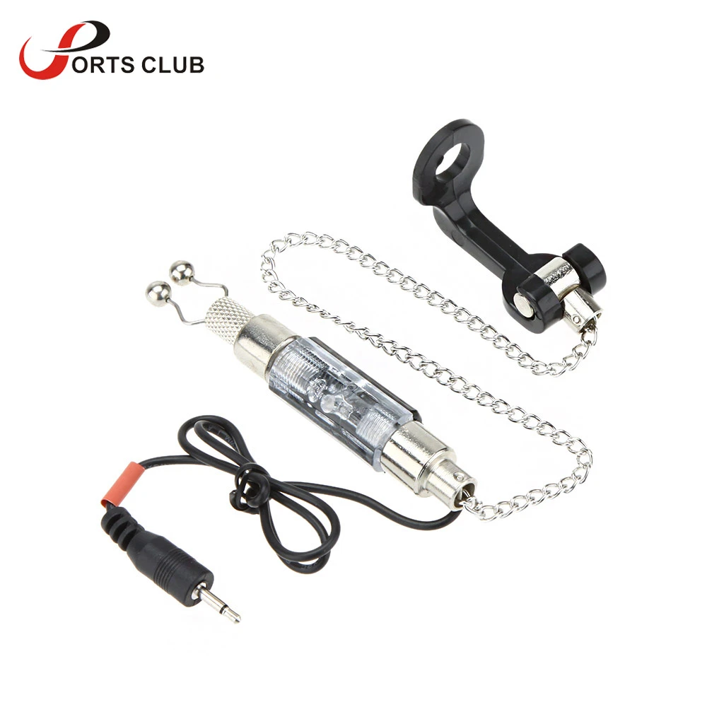 Fltaheroo Morsa di Pesca Carpa Morso Allarme Gancio Swinger LED Indicatore Illuminato Strumenti di Pesce Durevole Accessori Strumento di Pesca 2#