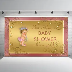 Mehofoto принцесса Baby Shower фото фонов для фотостудии мультфильм маленьких девочек задний план MW-278