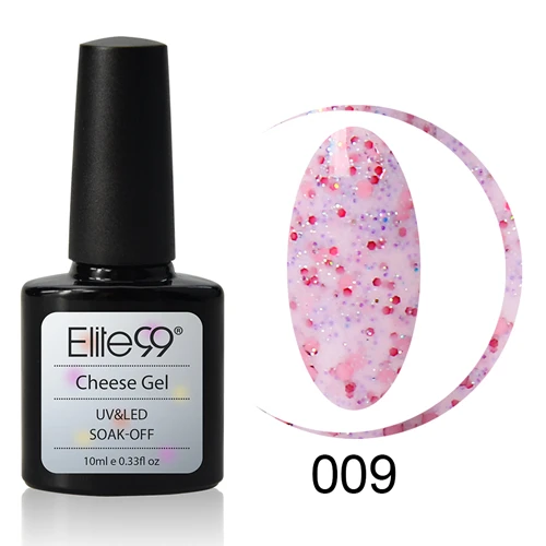 Elite99 гель для ногтей Candy Sandy Shimmer Профессиональный долговечный впитывающий УФ светодиодный Гель-лак для ногтей 10 мл - Цвет: 09