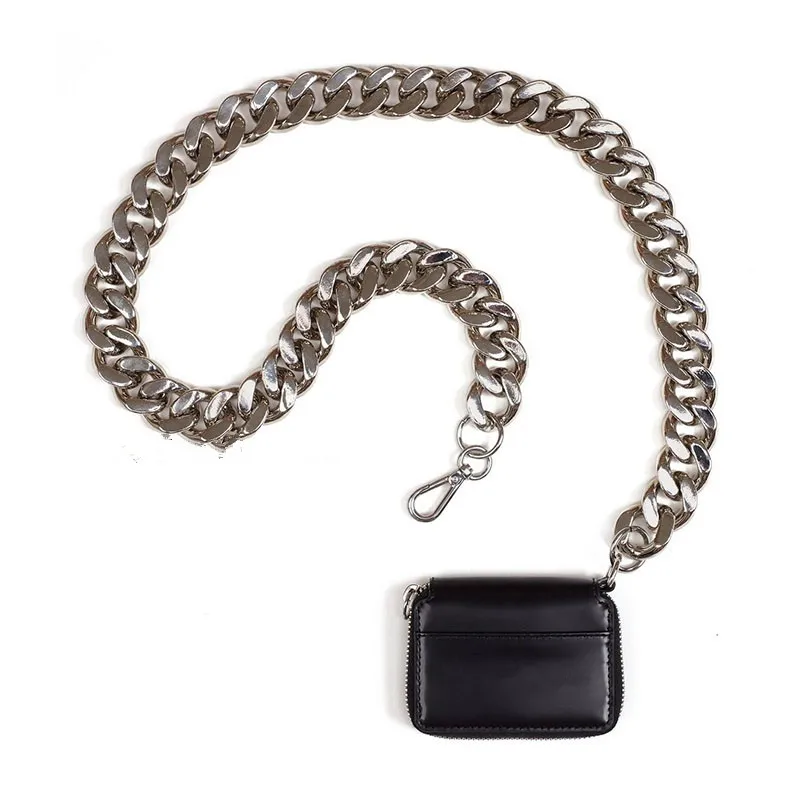 

Designer Women's Bags Thick Chain Pu Leather Wild Mini Small Square Package Clutch Female Messenger Bags Shoulder Bag Handbag