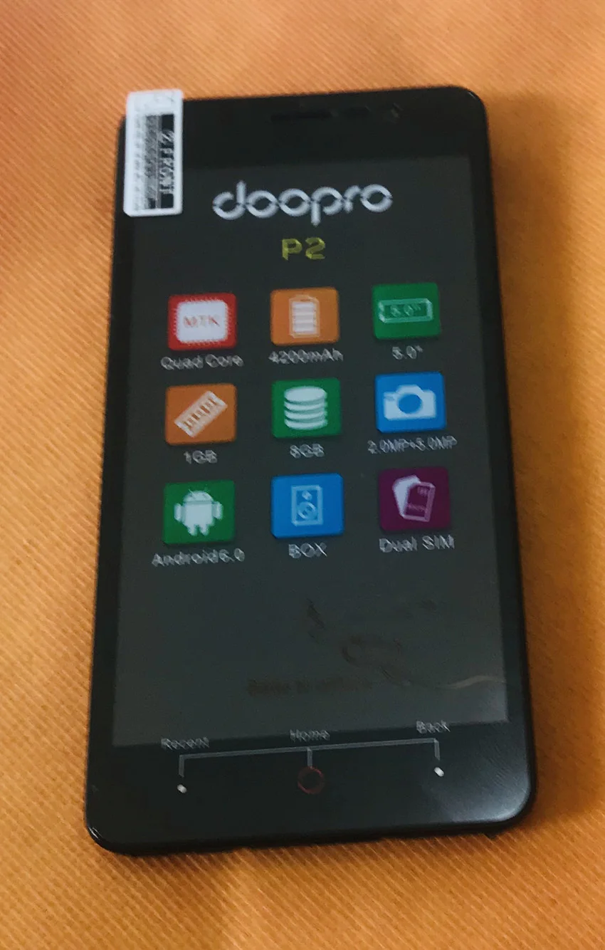 

Used Original LCD Display +Digitizer Touch Screen+ Frame +motherboard for Doopro P2 Free Shipping