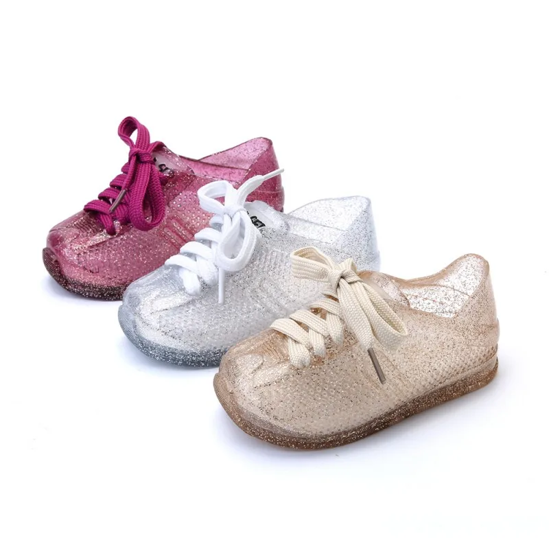 

Lace-Up Children Shoes Spring /summer Sneakers Casual Korean Students Boys And Girls Jelly Children's Shoes