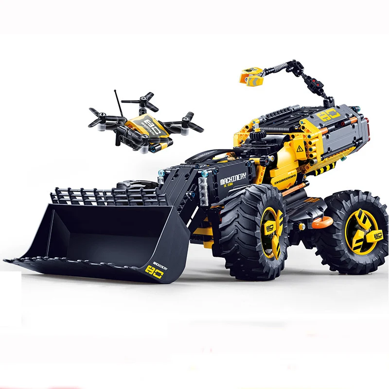 3380 Technic Volvo Concept колесный погрузчик ZEUX модель строительные блоки кирпичи