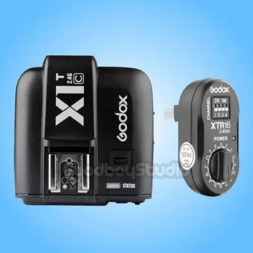 

Godox X1T-C 2.4G TTL Wireless Transmitter + XTR-16 Wireless Flash Receiver