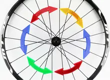 Bike Bicycle Cycle Wheel Spoke Reflective Reflector Arrow Shape MTB Road Bike Cycling Bicycle Accessories For Safe And Warning