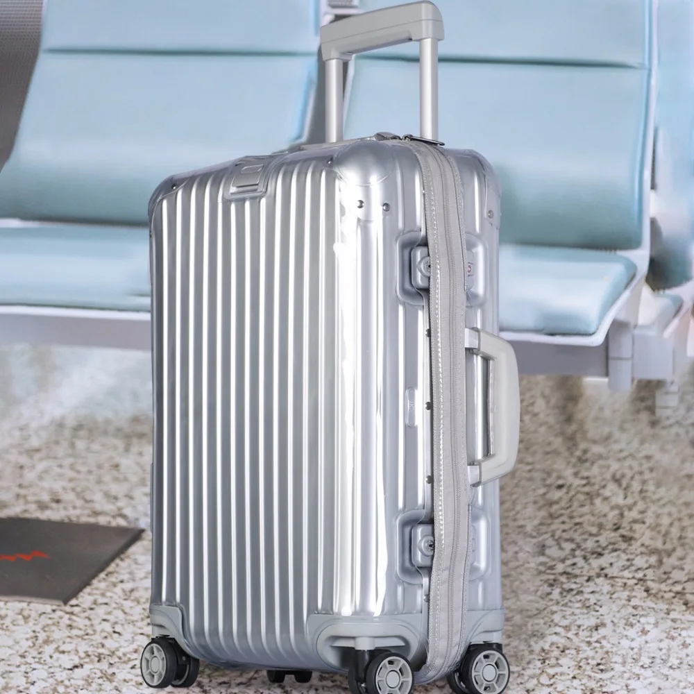 rimowa luggage covers Suitcase Cover Clear PVC Luggage Protector with