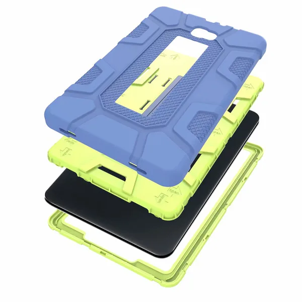 Дешево Ударопрочный детский чехол подставка из силиконовой резины для Samsung Galaxy Tab A A6 10,1 2016 T580 T585 SM T580 SM T585C планшета