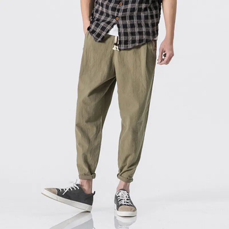 Litthing Новое поступление повседневные штаны-шаровары для мужчин Jogger мужские брюки для фитнеса мужские Харадзюку летняя базовая одежда с