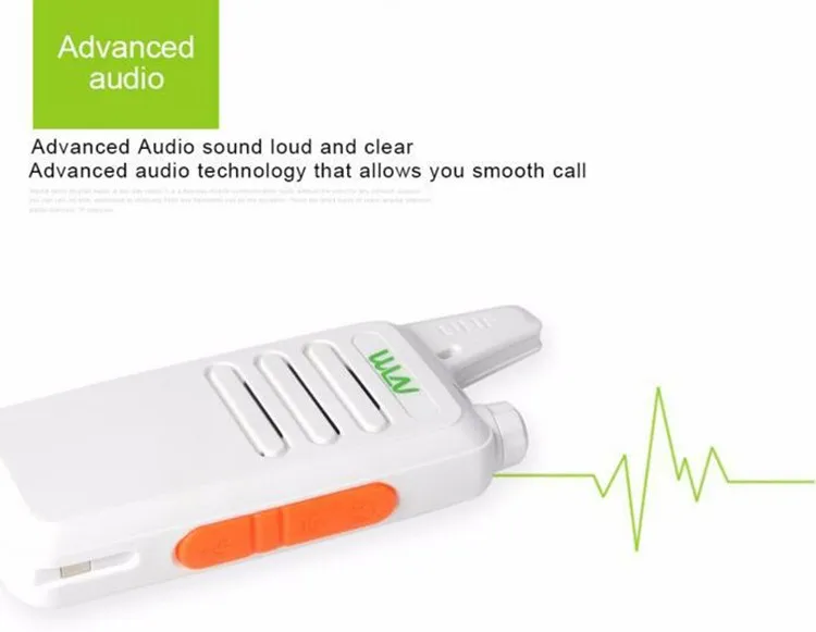 4 шт. WLN KD C1 Mini Wiress Walkie Talkie UHF ручная двухсторонняя радиостанция коммуникатор