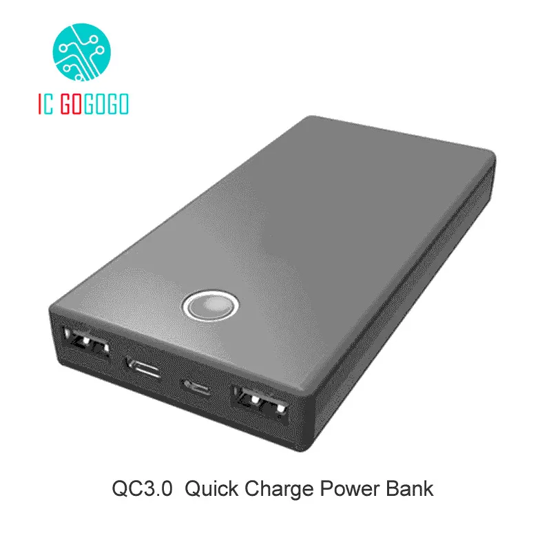 Quick Charge QC3.0 QC2.0 Power Bank DIY комплекты 5x18650 чехол для аккумулятора корпус быстрое