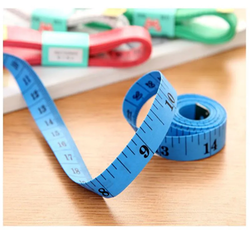 5 Pcs/lot 1.5m Body Measuring Soft Ruler Sewing Tailor Tape Measure