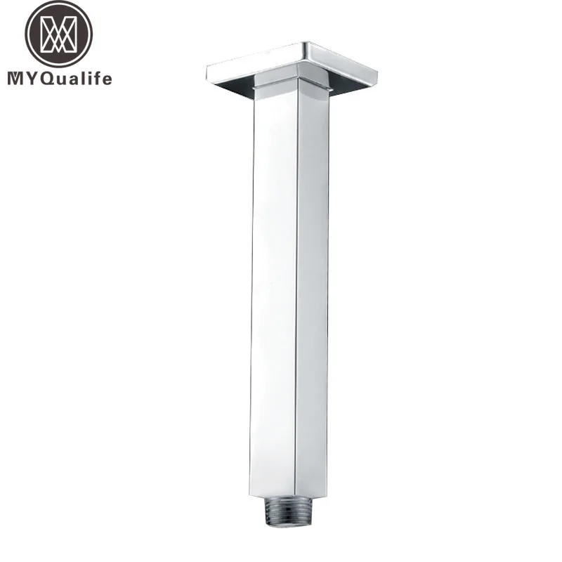 

Free Shipping 20cm Classic Chrome Bathroom Shower Arm Celling Mounted Shower Head Hanger