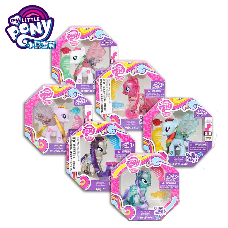 My Little Pony игрушка хрустальные лошади Рарити Пинки Сумеречная Искорка Коллекция Модель Куклы Игрушки для детей