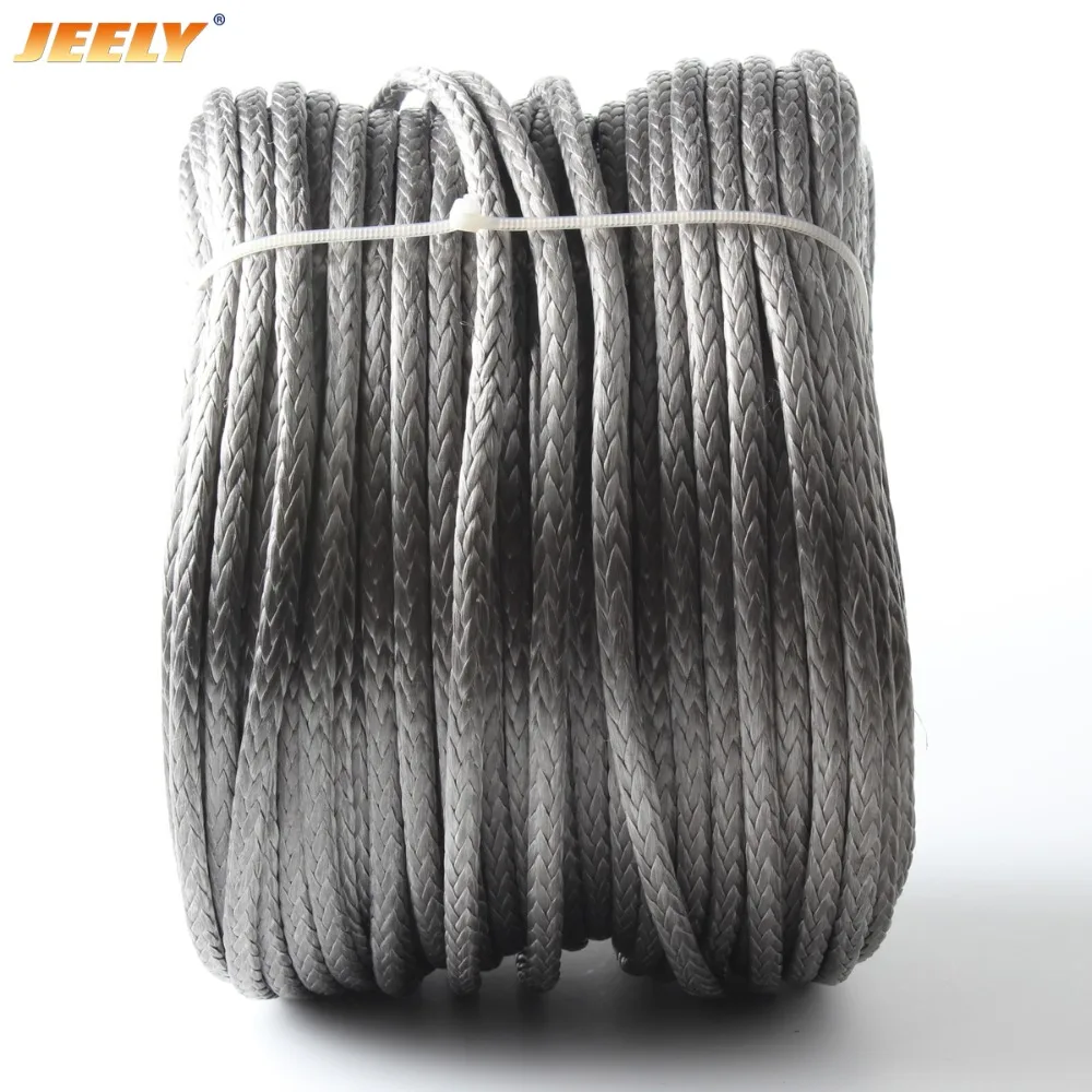 

JEELY 50m 1200kg High Quality UHMWPE Fiber BRAID KITE LINE 3.5mm 12weave Spectra WINCH ROPE