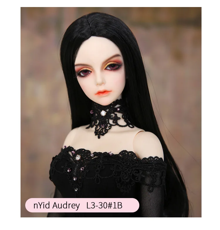 Парик для куклы BJD L3# Размер 9-10 дюймов 1/3 высокотемпературный парик длинные волосы bjd sd кукольные парики для красоты ручной работы diy