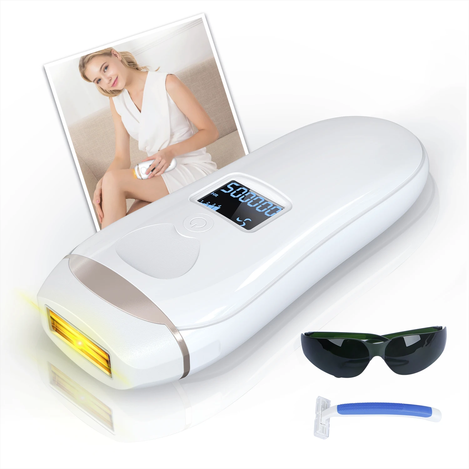 

IPL Laser Hair Removal Machine Laser Epilator Hair Removal Permanent Bikini Trimmer Electric depilador depilator women