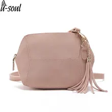 women shoulder bag fashion female messenger bag tassel crossbody Bags pu leather mini A806