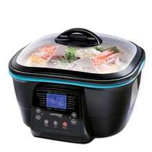 Электрическая сковорода из нержавеющей стали посуда для варки Электрический нагрев горячий горшок Бытовая многофункциональная плита без масла горячий горшок супница