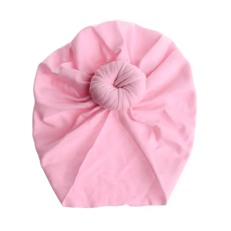 LPK Baby Turban Top Knot Hat Toddler Kids Boy Girl India Beanie Hat Lovely Soft Newborn Headwear Photography Props Accessories - Цвет: LPK