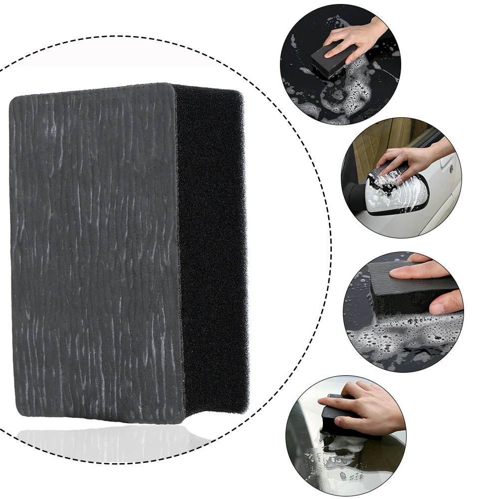 

Car Auto Magic Clay Bar Pad Sponges Block Detailing Wash Cleaner Cleaning Black Eraser Practical Cleaning Tools