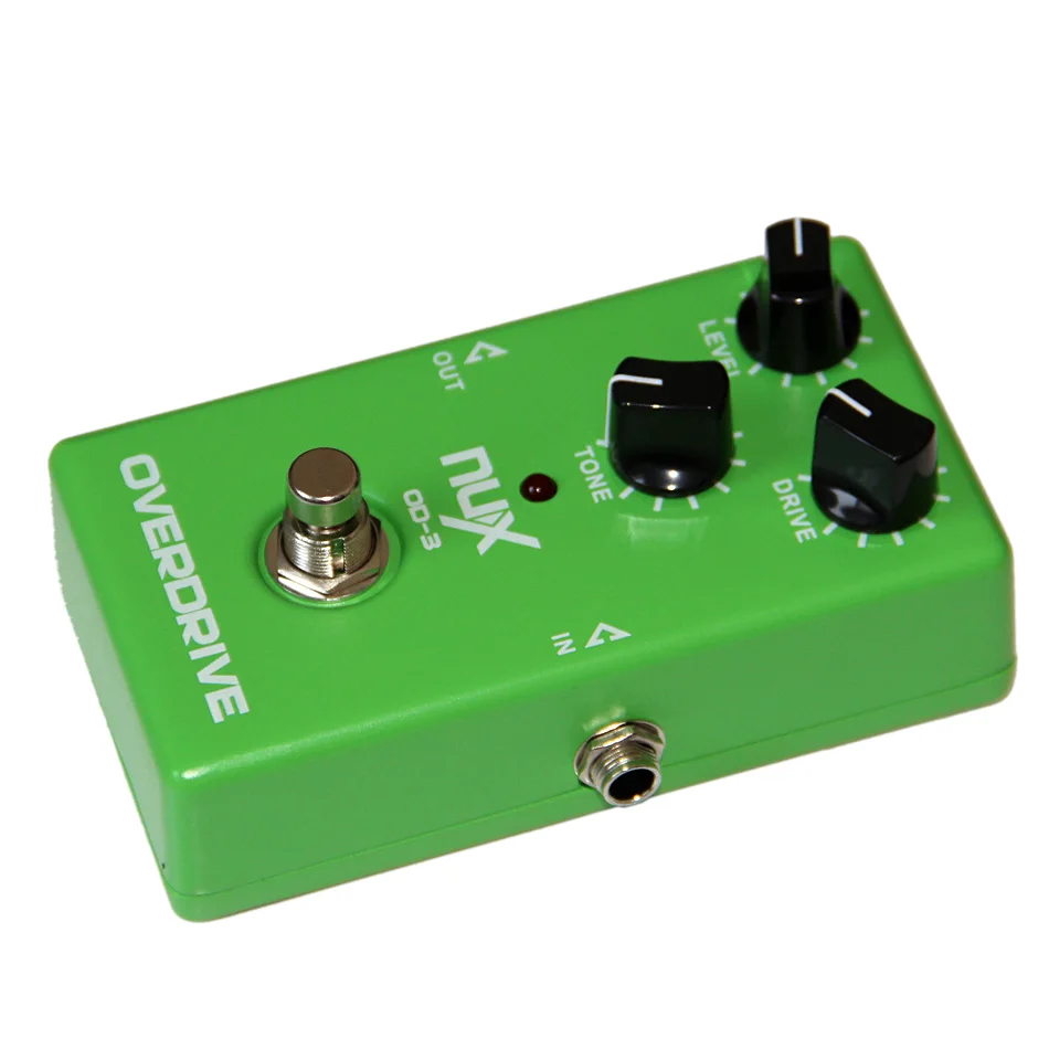 Педаль для гитарных эффектов NUX Effect Pedal OD 3 OVERDRIVE True bypass аппаратная коммутация