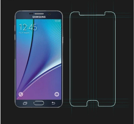 Cell Phone Accessories Tempered Glass Screen Protector for Samsung Galaxy Note 5 No packaging | Мобильные телефоны и