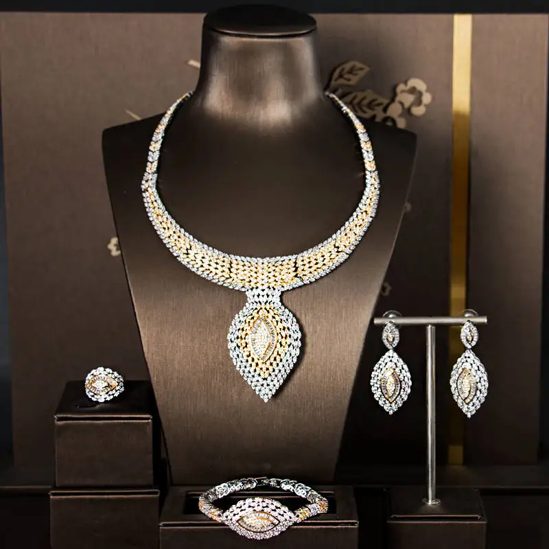 

Natural 925 Silver Jewelry Cubic Zirconia White Crystal Jewelry Sets For Women Earrings/Pendant/Necklace/Rings/Bracelet
