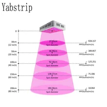 Yabstrip светодиодный светильник для выращивания, полный спектр, 60 Вт, 80 Вт, 1000 Вт, для выращивания цветов, овощей, теплицы, растения, фитолампа для выращивания