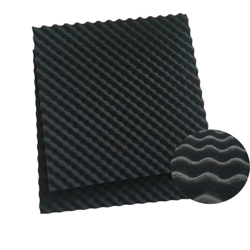 Sound absorbing Cotton Noise sponge Wave 50cm X 50cm X 3cm Acoustic
