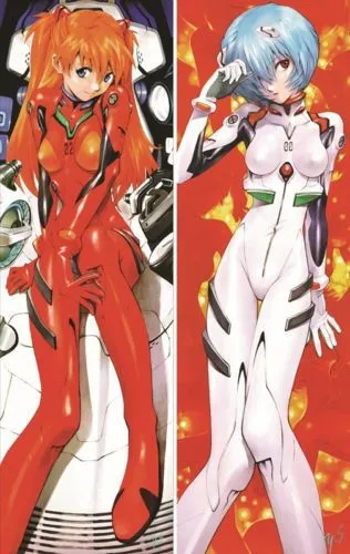 

Free Shipping New Japanese Anime hugging pillow case Evangelion ASUKA