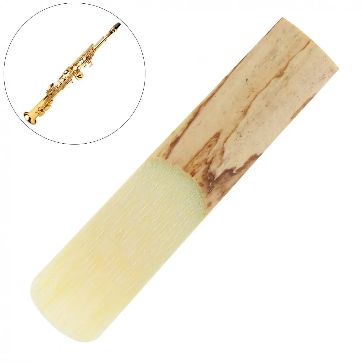 

10pcs Grade Soprano bB Saxophone Sax High Grade Bamboo Reeds 2-1/2 Strength 2.5 for Soprano Saxophone